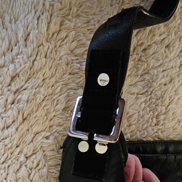 Furla Black Nylon and Leather hobo bag EUC - Picture 9 of 16